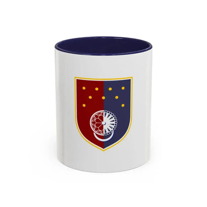 Flag of Sarajevo Canton Bosnia and Herzegovina - Accent Coffee Mug 11oz Navy - Go Mug Yourself