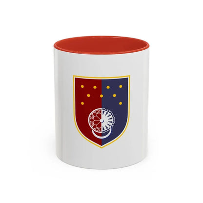 Flag of Sarajevo Canton Bosnia and Herzegovina - Accent Coffee Mug 11oz Red - Go Mug Yourself