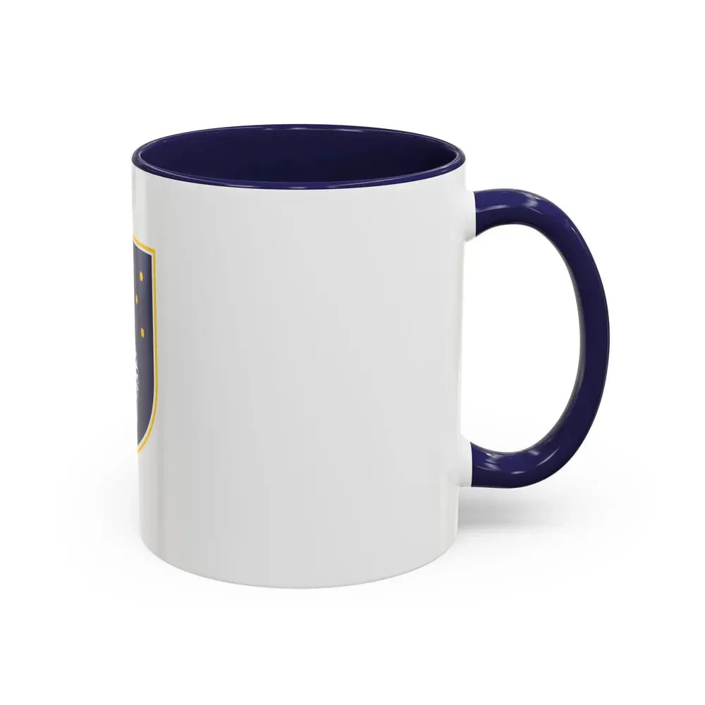 Flag of Sarajevo Canton Bosnia and Herzegovina - Accent Coffee Mug - Go Mug Yourself