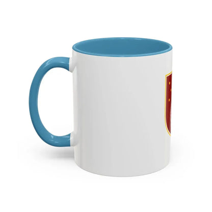 Flag of Sarajevo Canton Bosnia and Herzegovina - Accent Coffee Mug - Go Mug Yourself