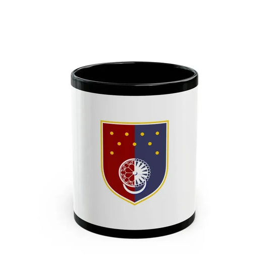 Flag of Sarajevo Canton Bosnia and Herzegovina - Black Coffee Mug 11oz - Go Mug Yourself