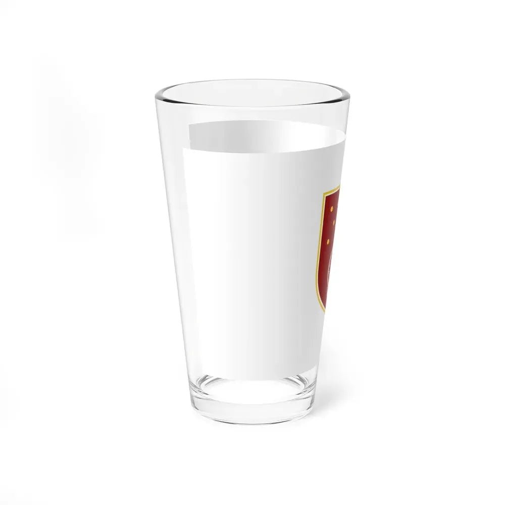 Flag of Sarajevo Canton Bosnia and Herzegovina - Pint Glass 16oz - Go Mug Yourself