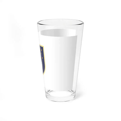 Flag of Sarajevo Canton Bosnia and Herzegovina - Pint Glass 16oz - Go Mug Yourself