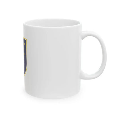Flag of Sarajevo Canton Bosnia and Herzegovina - White Coffee Mug - Go Mug Yourself