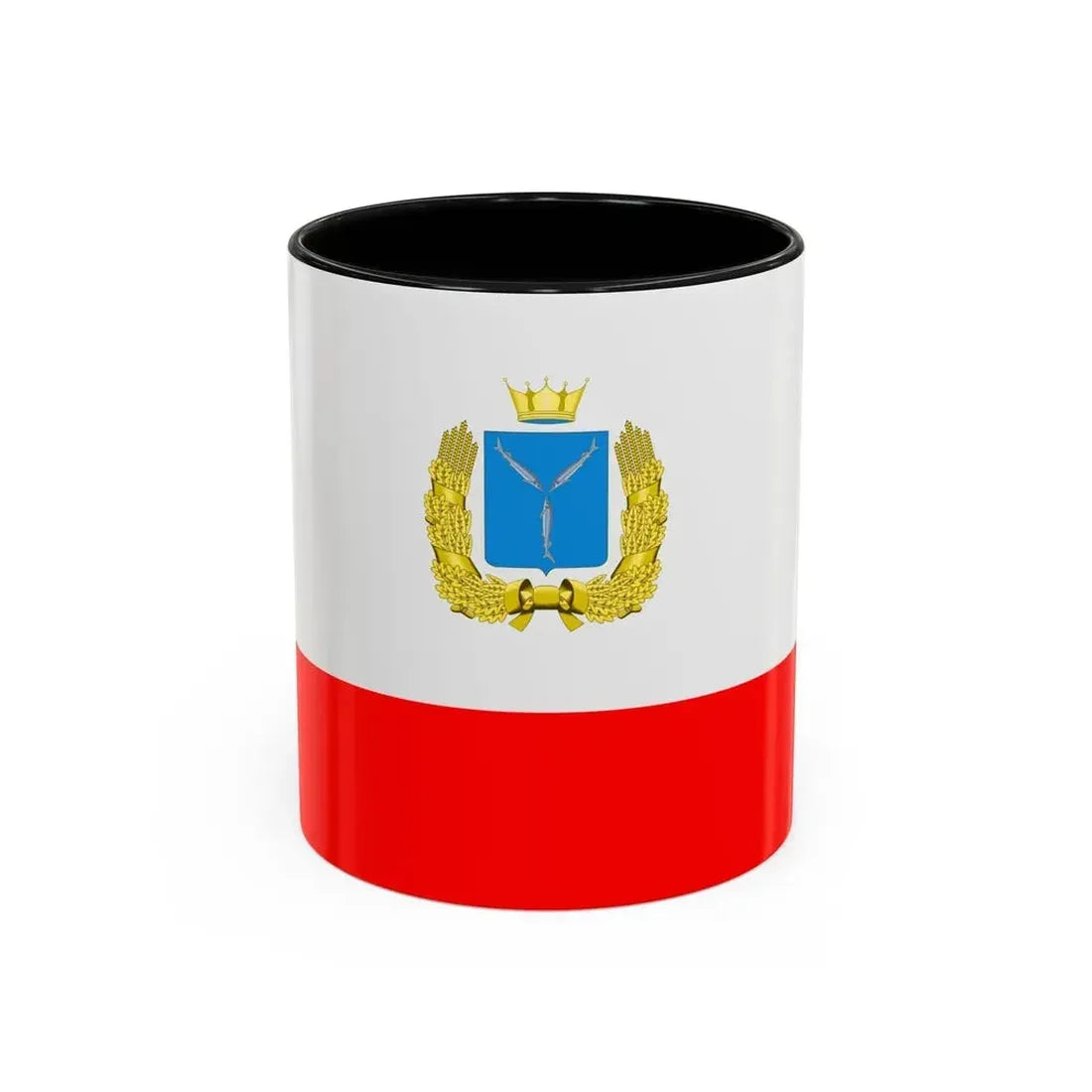 Flag of Saratov Oblast Russia - Accent Coffee Mug 11oz Black - Go Mug Yourself