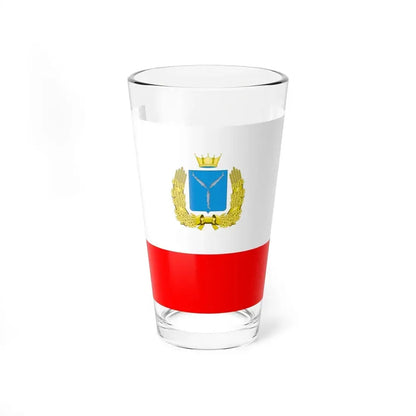 Flag of Saratov Oblast Russia - Pint Glass 16oz 16oz - Go Mug Yourself