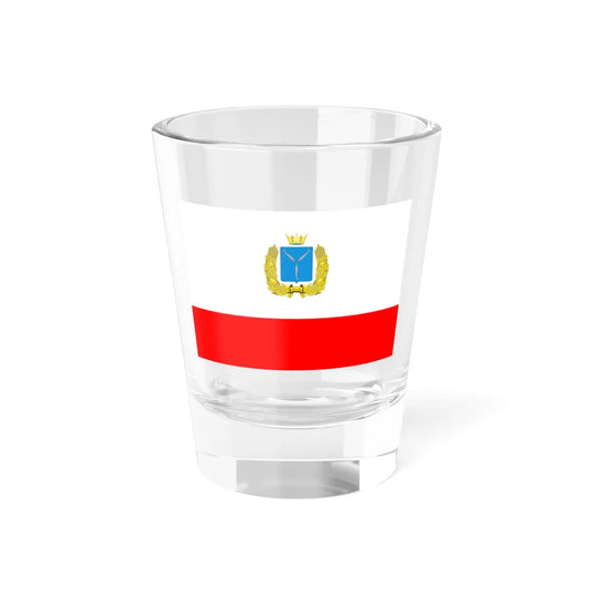 Flag of Saratov Oblast (Russia) Shot Glass 1.5oz 1.5oz - Go Mug Yourself