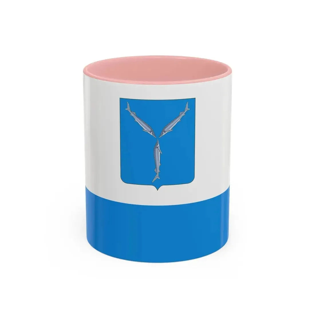 Flag of Saratov Russia - Accent Coffee Mug 11oz Pink - Go Mug Yourself