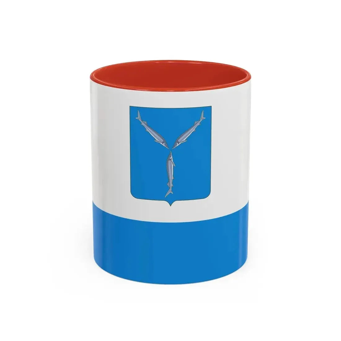 Flag of Saratov Russia - Accent Coffee Mug 11oz Red - Go Mug Yourself