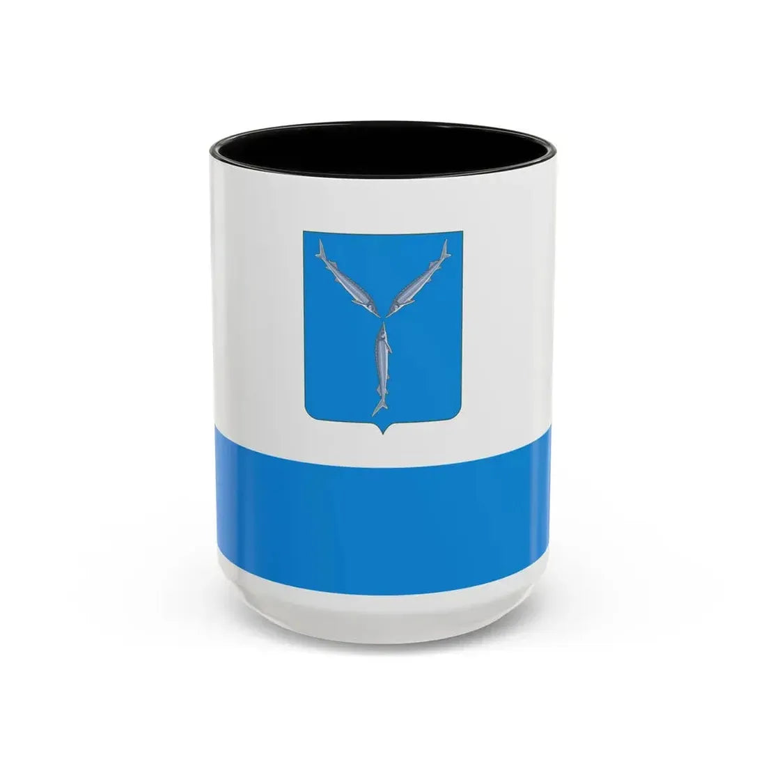 Flag of Saratov Russia - Accent Coffee Mug 15oz Black - Go Mug Yourself