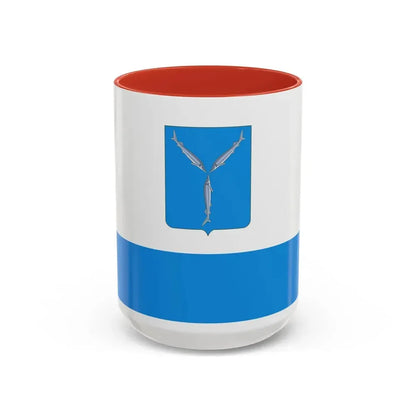 Flag of Saratov Russia - Accent Coffee Mug 15oz Red - Go Mug Yourself
