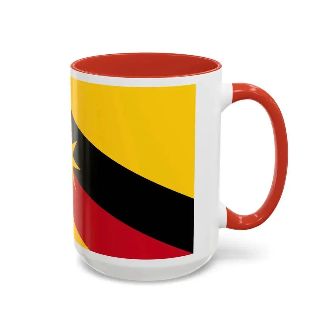 Flag of Sarawak Malaysia - Accent Coffee Mug - Go Mug Yourself