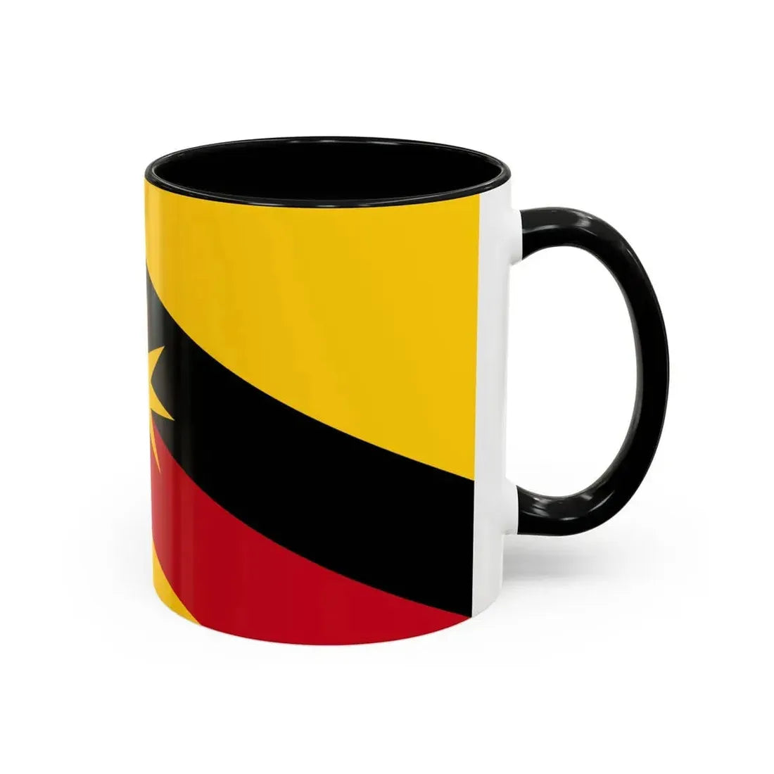 Flag of Sarawak Malaysia - Accent Coffee Mug - Go Mug Yourself