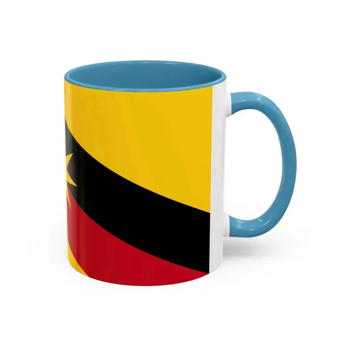 Flag of Sarawak Malaysia - Accent Coffee Mug - Go Mug Yourself