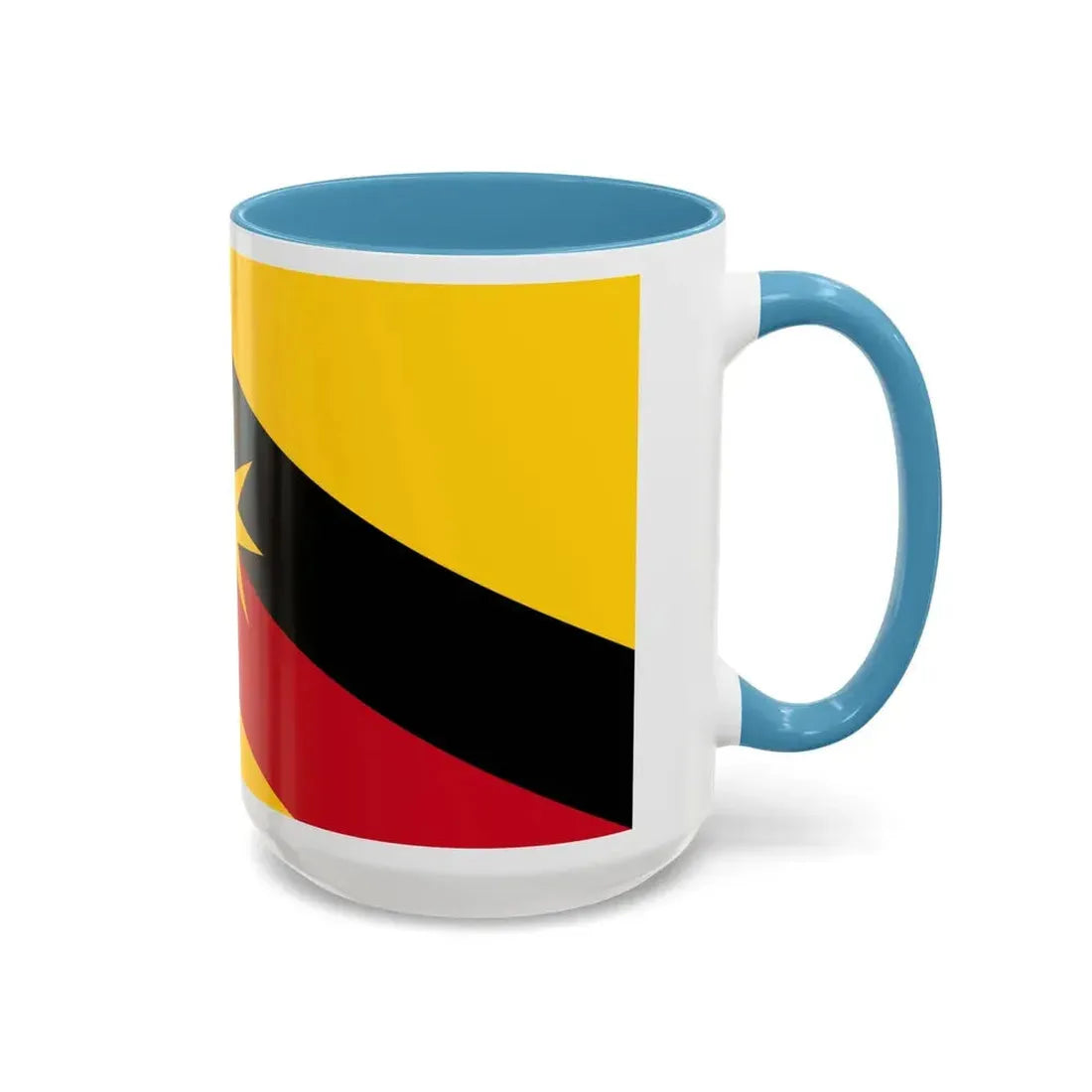 Flag of Sarawak Malaysia - Accent Coffee Mug - Go Mug Yourself