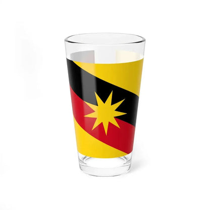 Flag of Sarawak Malaysia - Pint Glass 16oz 16oz - Go Mug Yourself