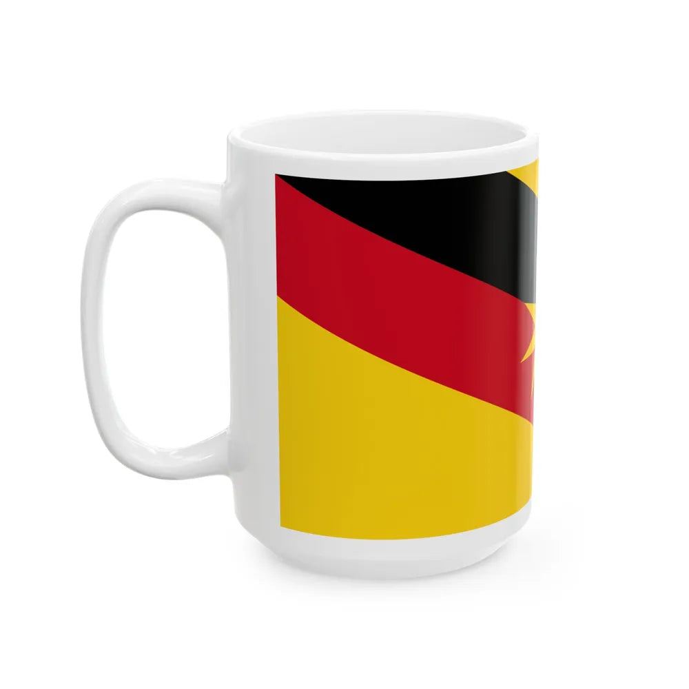 Flag of Sarawak Malaysia - White Coffee Mug-Go Mug Yourself