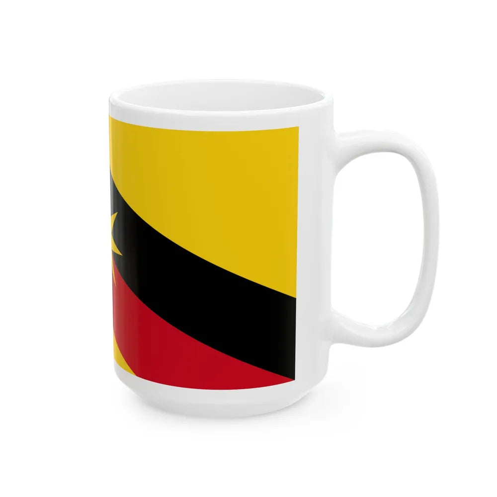 Flag of Sarawak Malaysia - White Coffee Mug-Go Mug Yourself