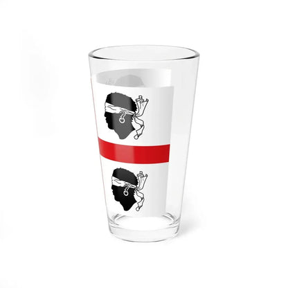 Flag of Sardinia Italy 1950-1999 (Italy) Pint Glass 16oz - Go Mug Yourself