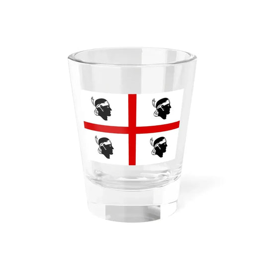 Flag of Sardinia (Italy) Shot Glass 1.5oz 1.5oz - Go Mug Yourself