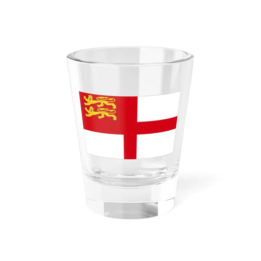 Flag of Sark bordered (United Kingdom) Shot Glass 1.5oz 1.5oz - Go Mug Yourself