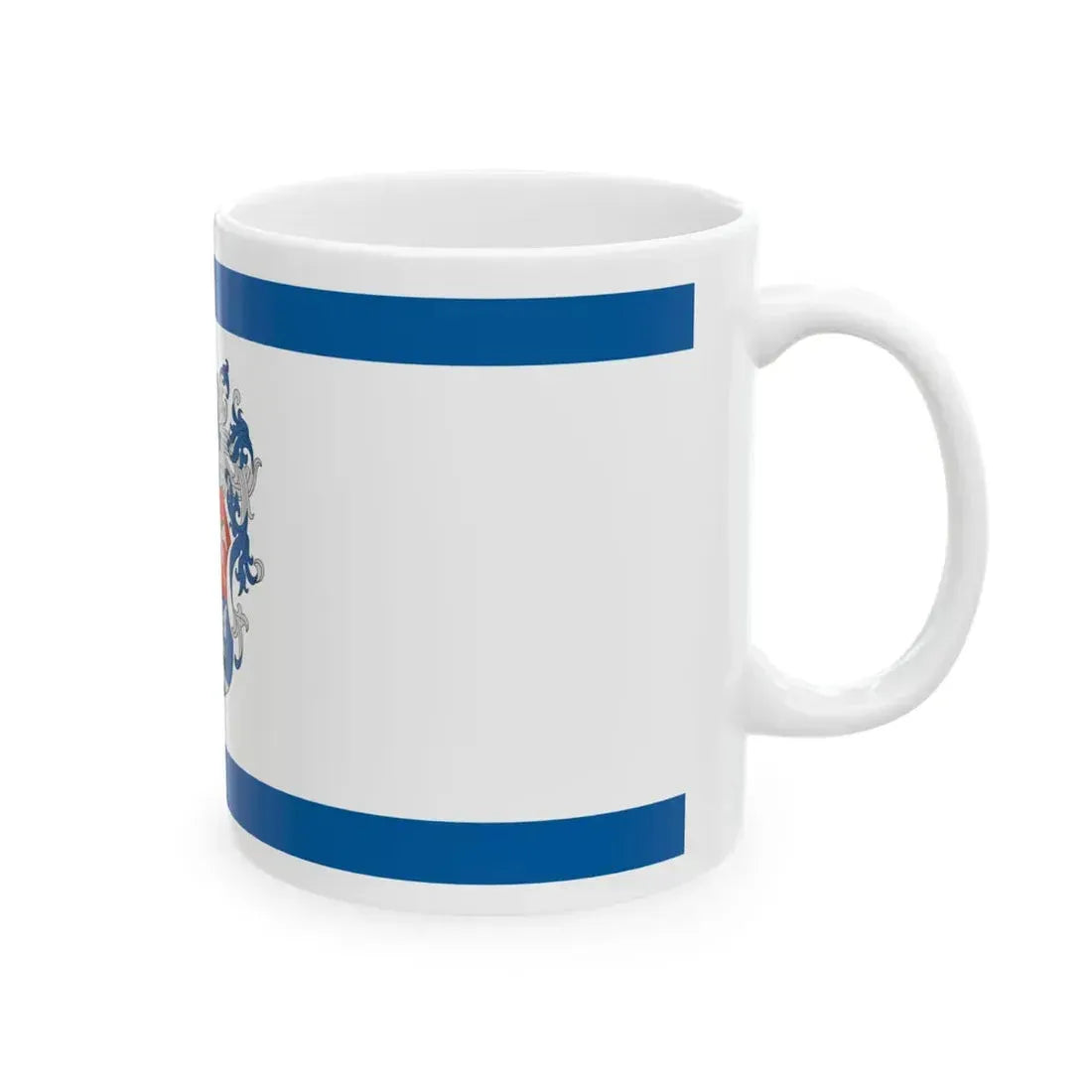 Flag of Sarkad (Hungary) White Coffee Mug - Go Mug Yourself