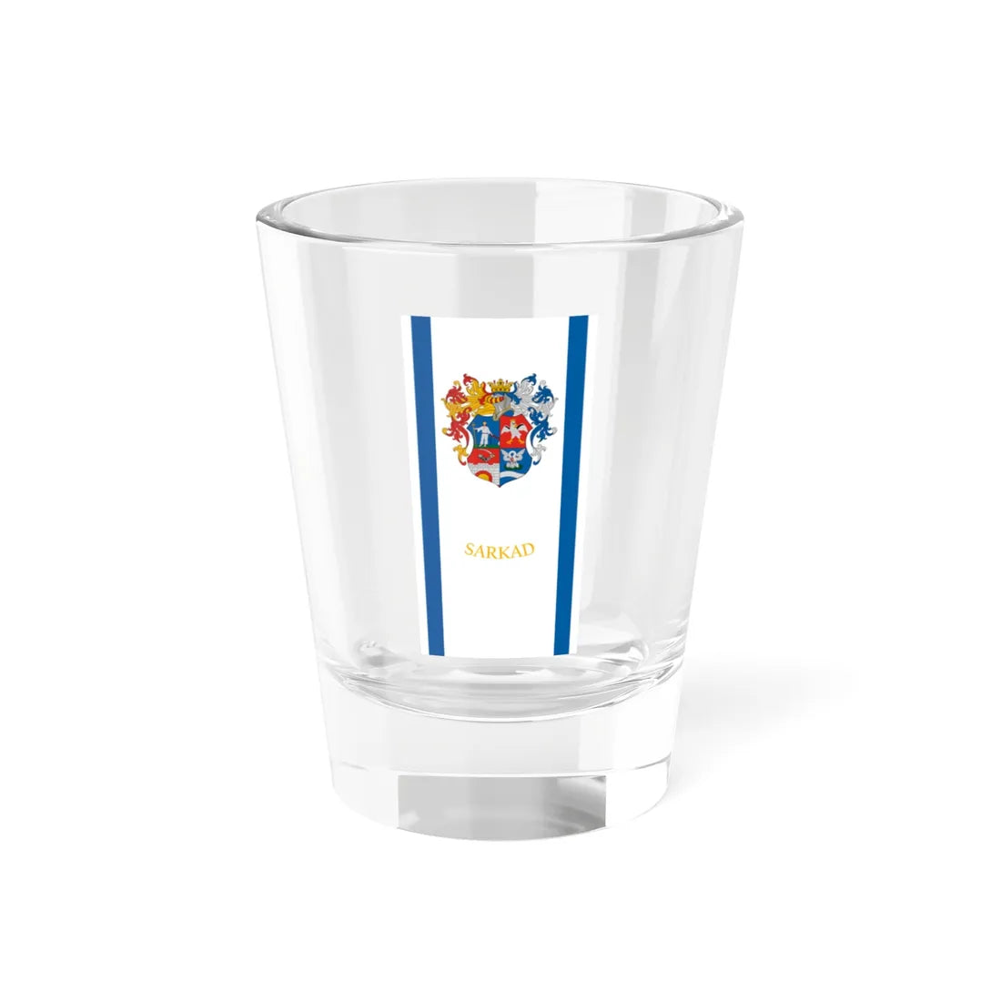 Flag of Sarkad vertical (Hungary) Shot Glass 1.5oz 1.5oz - Go Mug Yourself