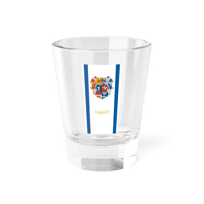 Flag of Sarkad vertical (Hungary) Shot Glass 1.5oz 1.5oz - Go Mug Yourself