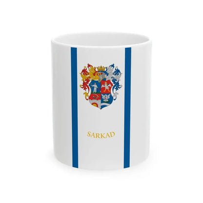 Flag of Sarkad vertical (Hungary) White Coffee Mug 11oz - Go Mug Yourself