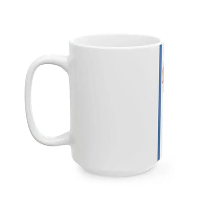 Flag of Sarkad vertical (Hungary) White Coffee Mug - Go Mug Yourself