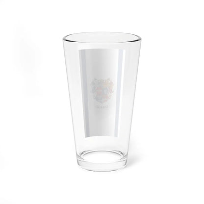 Flag of Sarkad vertical variant (Hungary) Pint Glass 16oz - Go Mug Yourself