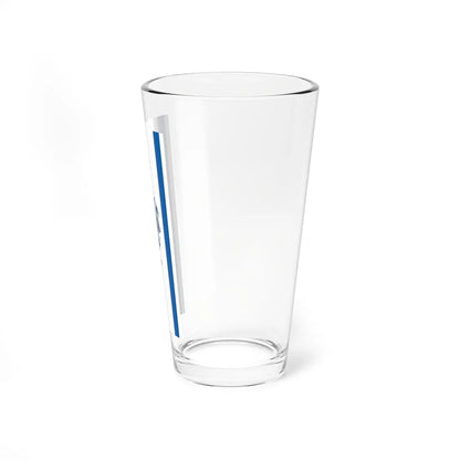 Flag of Sarkad vertical variant (Hungary) Pint Glass 16oz - Go Mug Yourself