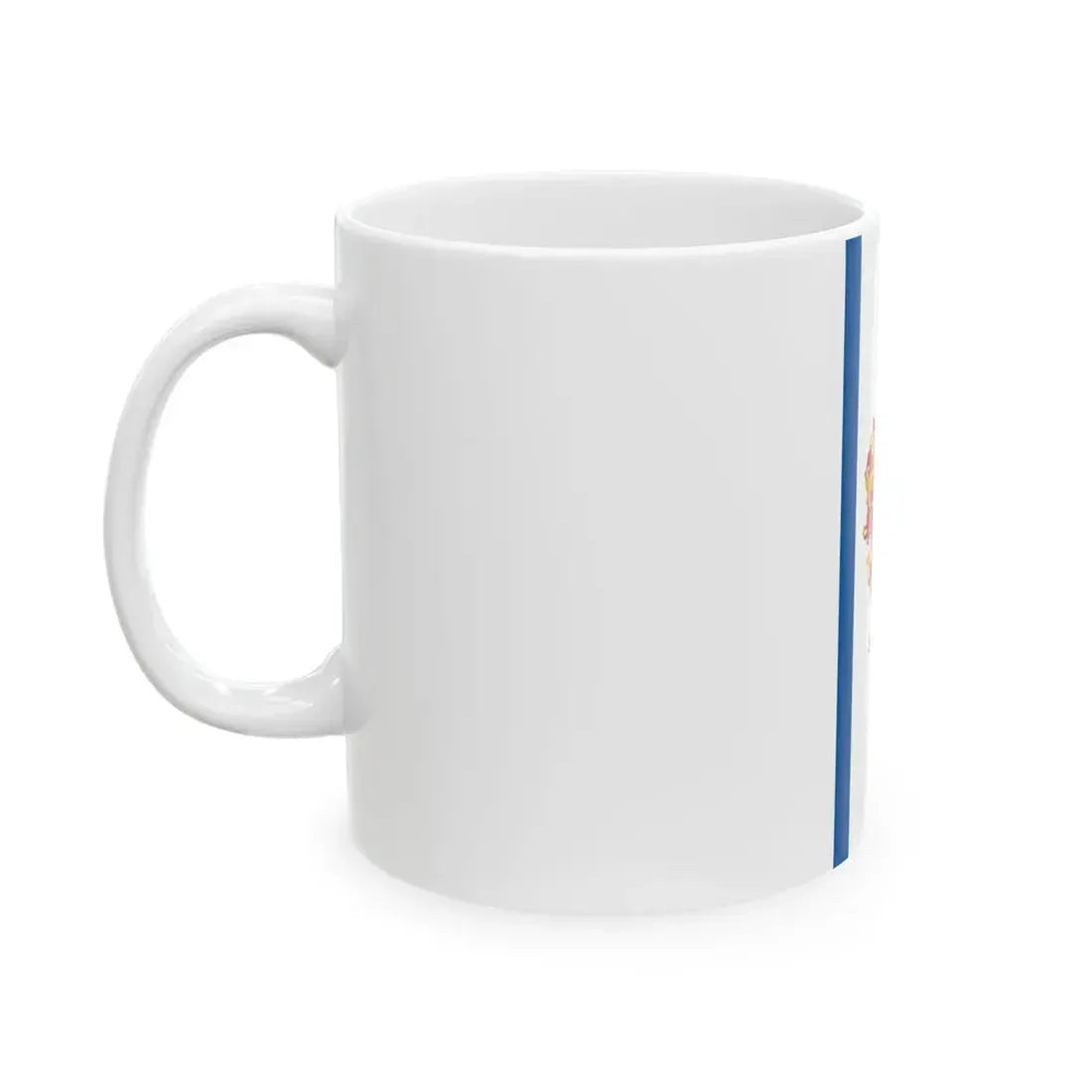 Flag of Sarkad vertical variant (Hungary) White Coffee Mug - Go Mug Yourself