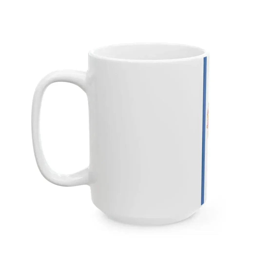 Flag of Sarkad vertical variant (Hungary) White Coffee Mug - Go Mug Yourself