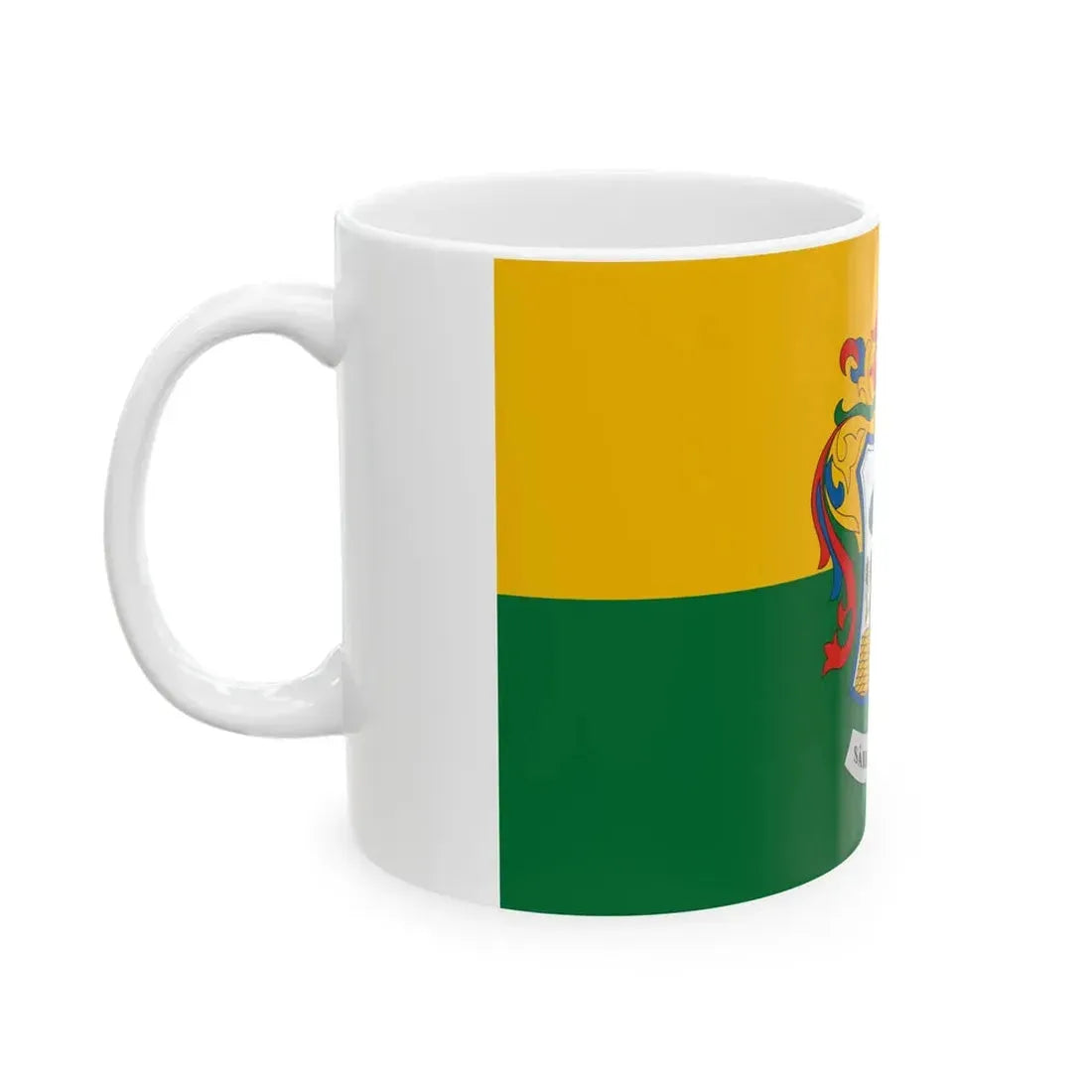 Flag of Sarkeresztur (Hungary) White Coffee Mug - Go Mug Yourself