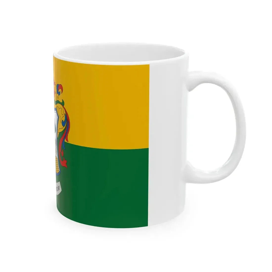 Flag of Sarkeresztur (Hungary) White Coffee Mug - Go Mug Yourself
