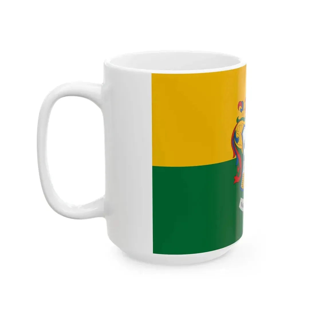 Flag of Sarkeresztur (Hungary) White Coffee Mug - Go Mug Yourself