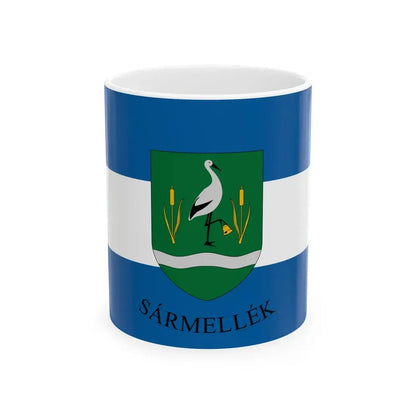 Flag of Sarmellek (Hungary) White Coffee Mug 11oz - Go Mug Yourself