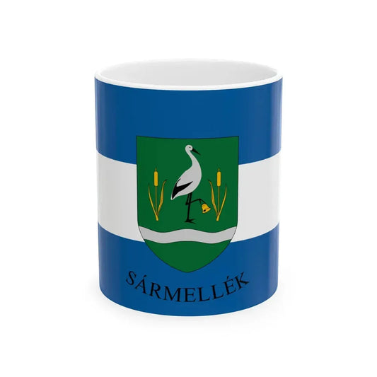 Flag of Sarmellek (Hungary) White Coffee Mug 11oz - Go Mug Yourself