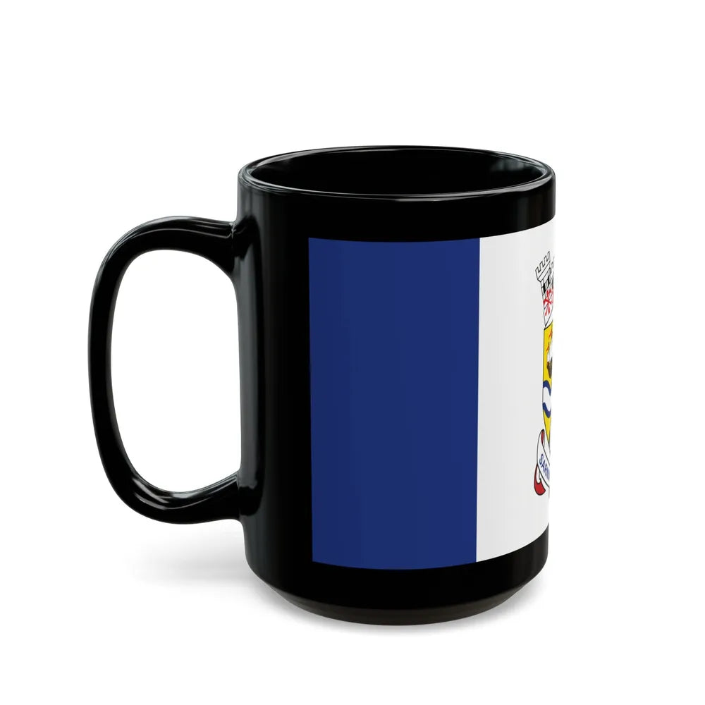 Flag of Sarnia Ontario Canada - Black Coffee Mug-Go Mug Yourself