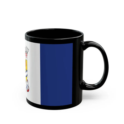 Flag of Sarnia Ontario Canada - Black Coffee Mug-Go Mug Yourself