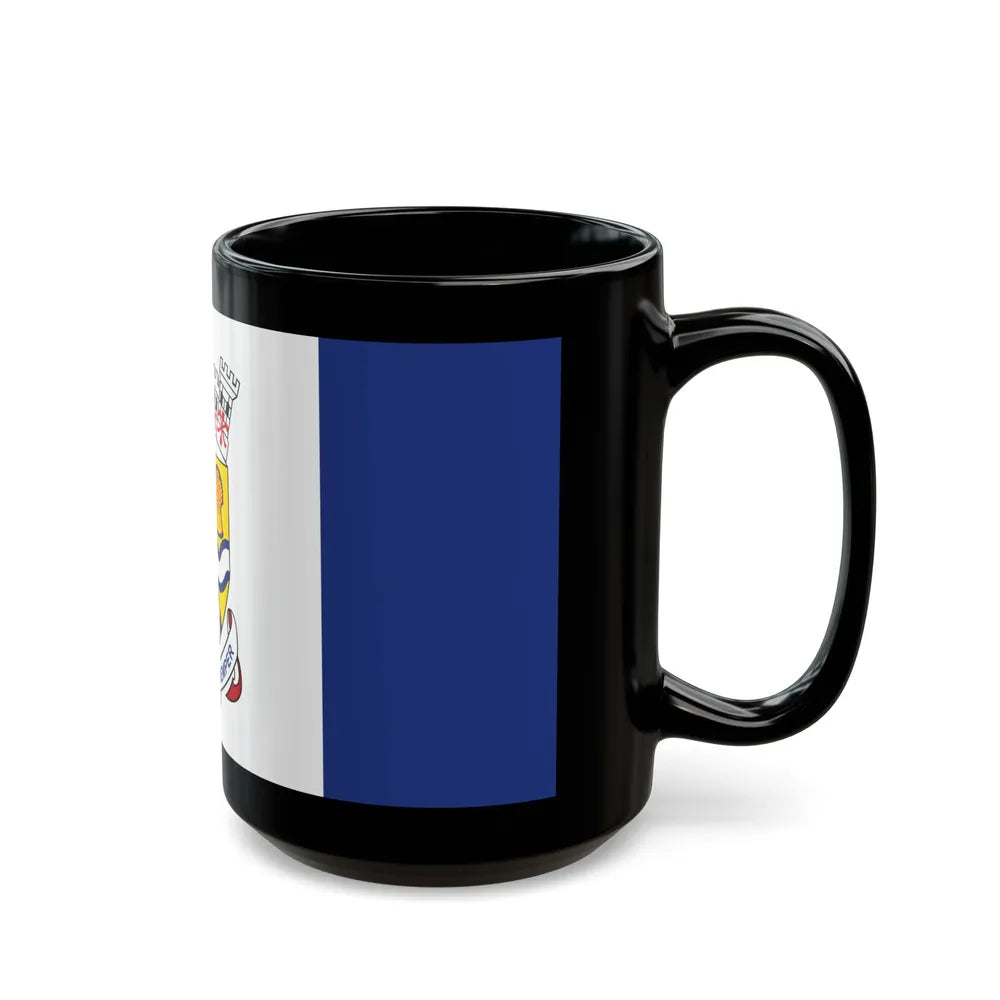 Flag of Sarnia Ontario Canada - Black Coffee Mug-Go Mug Yourself