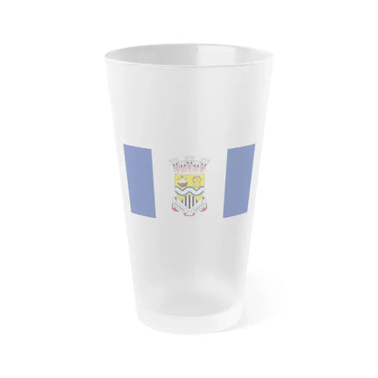 Flag of Sarnia Ontario Canada - Frosted Pint Glass 16oz 16oz Frosted - Go Mug Yourself