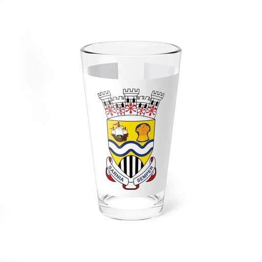 Flag of Sarnia Ontario Canada - Pint Glass 16oz 16oz - Go Mug Yourself