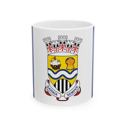 Flag of Sarnia Ontario Canada - White Coffee Mug 11oz - Go Mug Yourself