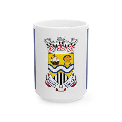 Flag of Sarnia Ontario Canada - White Coffee Mug 15oz - Go Mug Yourself