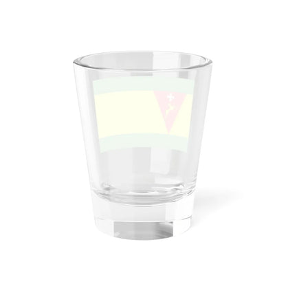 Flag of Sarny Raion (Ukraine) Shot Glass 1.5oz - Go Mug Yourself