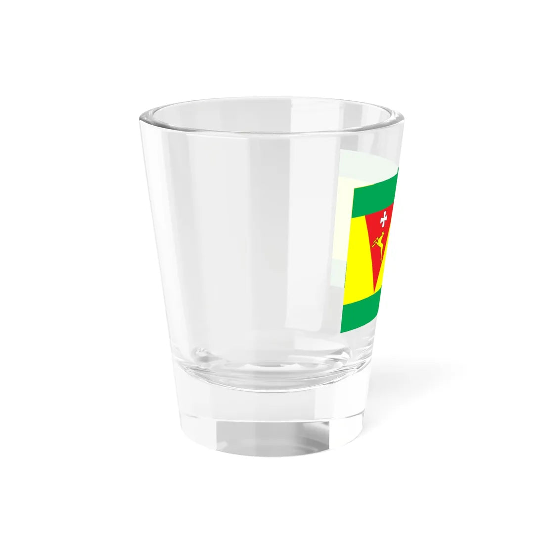 Flag of Sarny Raion (Ukraine) Shot Glass 1.5oz - Go Mug Yourself