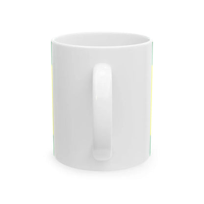 Flag of Sarny Raion (Ukraine) White Coffee Mug - Go Mug Yourself