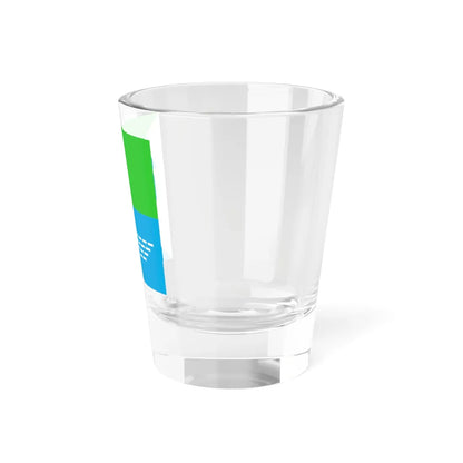 Flag of Sarny (Ukraine) Shot Glass 1.5oz - Go Mug Yourself